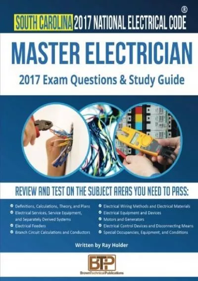 [DOWNLOAD] South Carolina 2017 Master Electrician Study Guide