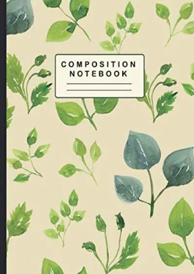 [DOWNLOAD] Floral Pattern Composition Notebook: College Ruled Composition Notebook For Students And Teachers.