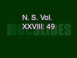 N. S. Vol. XXVIII: 49–50