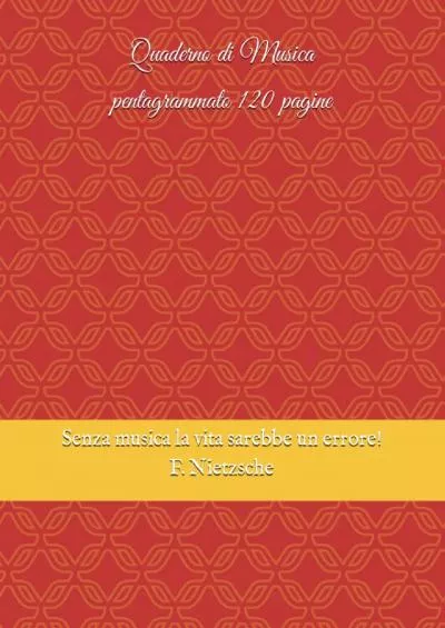 [EBOOK] QUADERNO PENTAGRAMMATO VUOTO: formato A4 120 pagine + 10 pagine per gli appunti