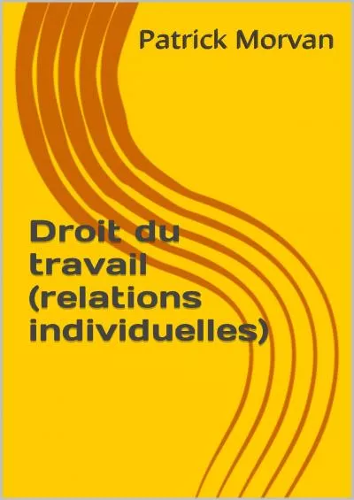 [READ] Droit du travail relations individuelles Patrick Morvan, Droit du travail t. 1 French Edition