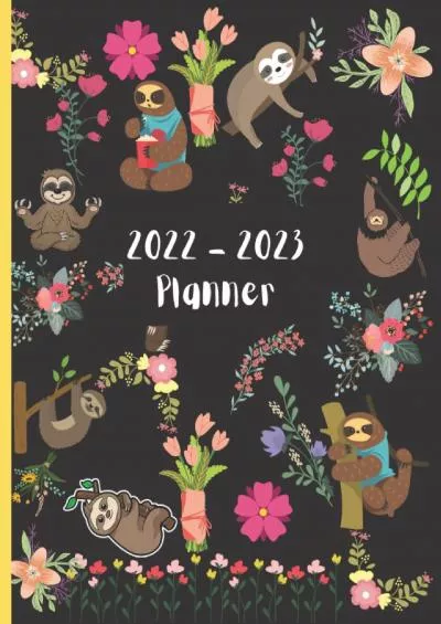 [DOWNLOAD] Sloths Gift: Sloths Planner 2022: Personalized Graduate 4 Years New Planner