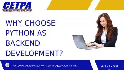 Why Choose Python As Backend Development?
