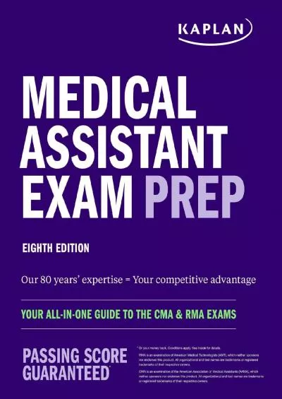 [READ] Medical Assistant Exam Prep: Your All-in-One Guide to the CMA  RMA Exams Kaplan