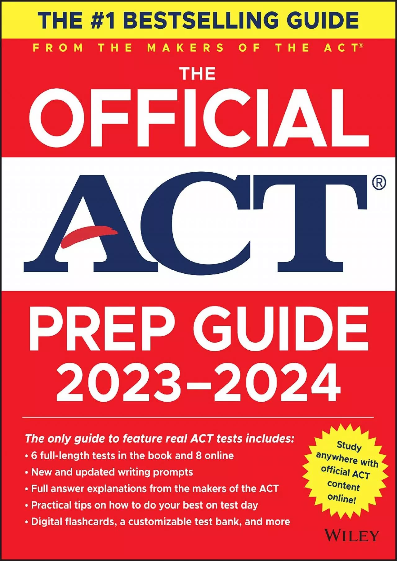 PDF-[EBOOK] The Official ACT Prep Guide 2023-2024: Book + 8 Practice Tests + 400 Digital Flashcards