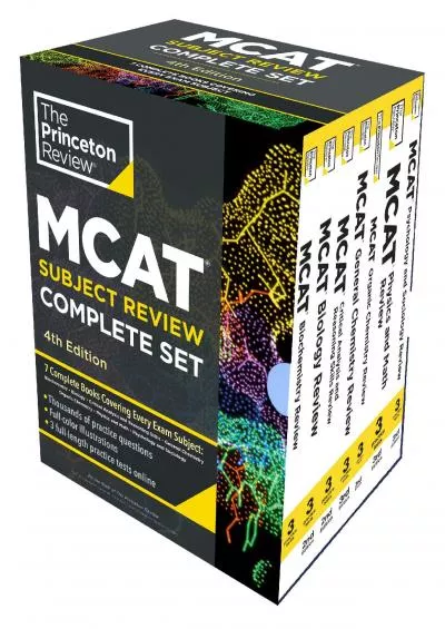 [EBOOK] Princeton Review MCAT Subject Review Complete Box Set, 4th Edition: 7 Complete Books + 3 Online Practice Tests Graduate School Test Preparation
