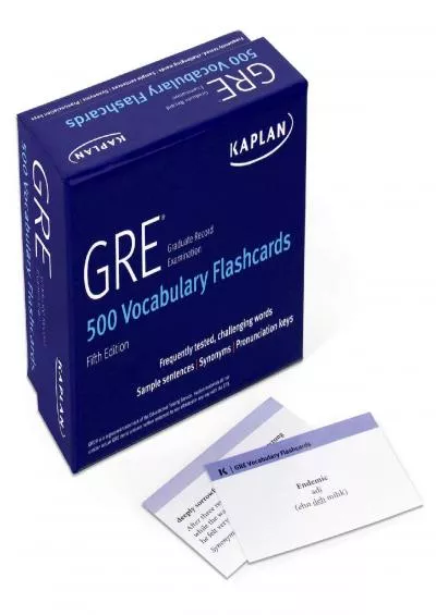 [DOWNLOAD] GRE Vocabulary Flashcards