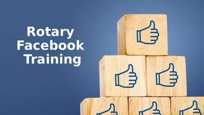 Rotary  Facebook  Training