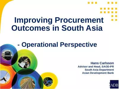 Improving Procurement Outcomes in South Asia