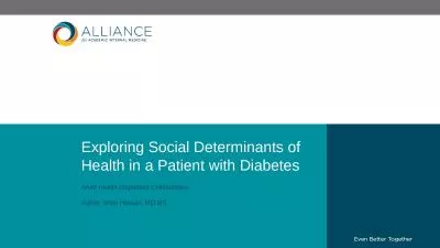 Exploring Social Determinants of Health in a Patient with Diabetes