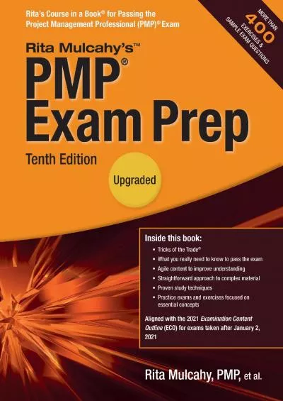 [DOWNLOAD] PMP Exam Prep, What You Really Need to Know to Pass the Exam