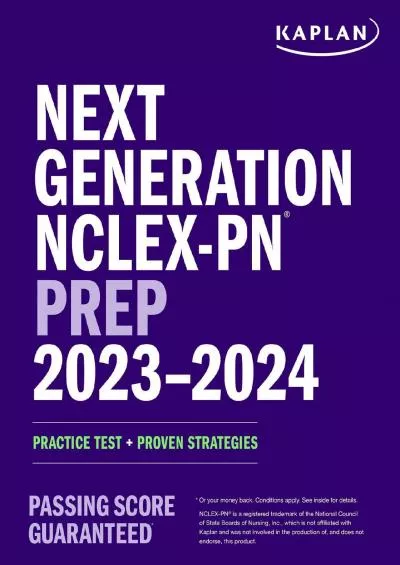 [READ] Next Generation NCLEX-PN Prep 2023-2024: Practice Test + Proven Strategies Kaplan Test Prep