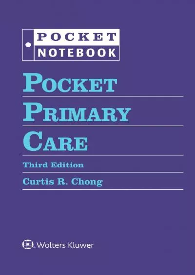 [DOWNLOAD] Pocket Primary Care Pocket Notebook Series