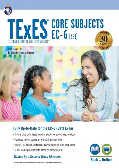 [EBOOK] TExES Core Subjects EC-6 391 Book + Online TExES Teacher Certification Test Prep