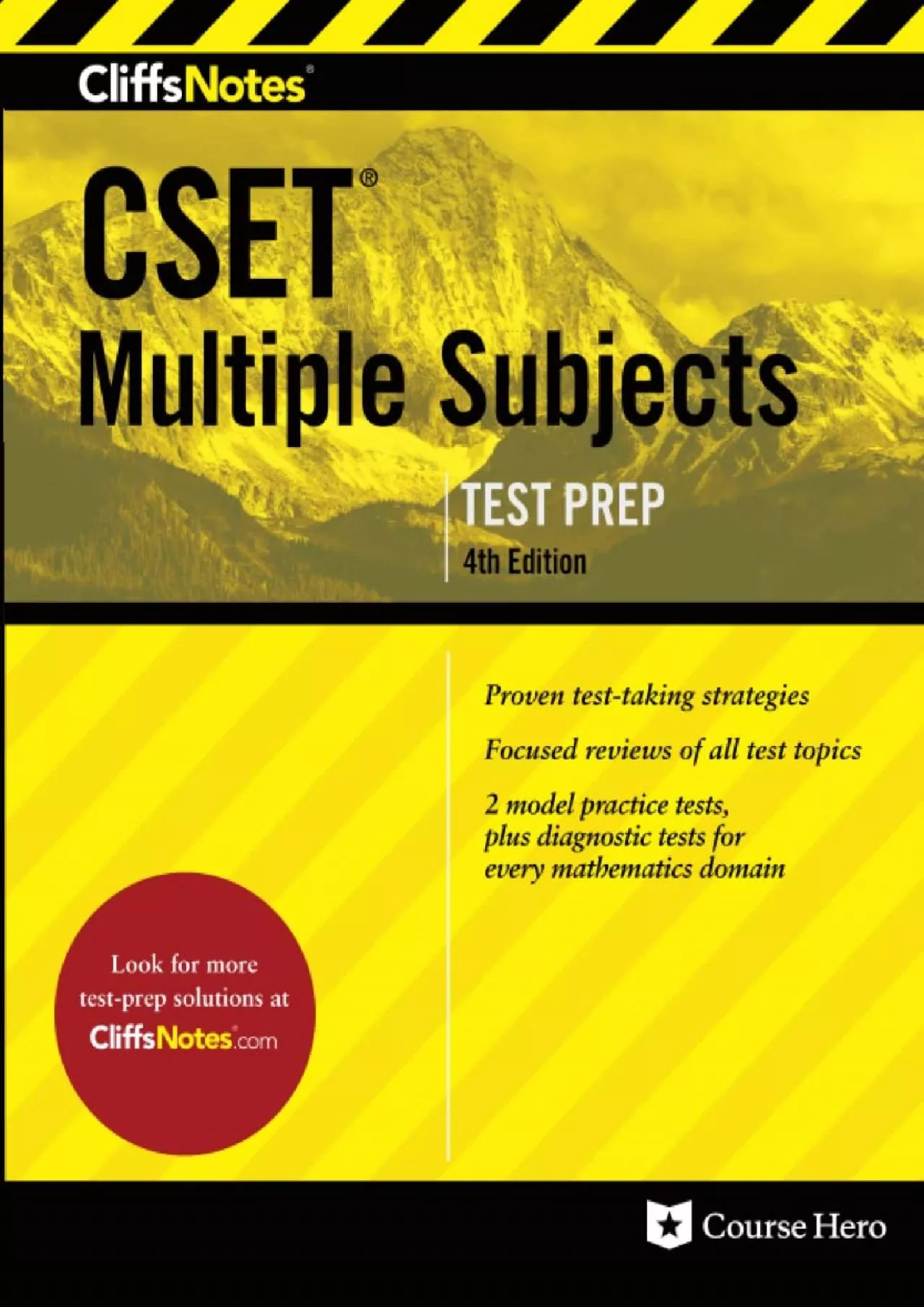 [DOWNLOAD] CliffsNotes CSET Multiple Subjects: Fourth Edition, Revised CliffsNotes Test