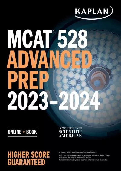 [READ] MCAT 528 Advanced Prep 2023-2024: Online + Book Kaplan Test Prep