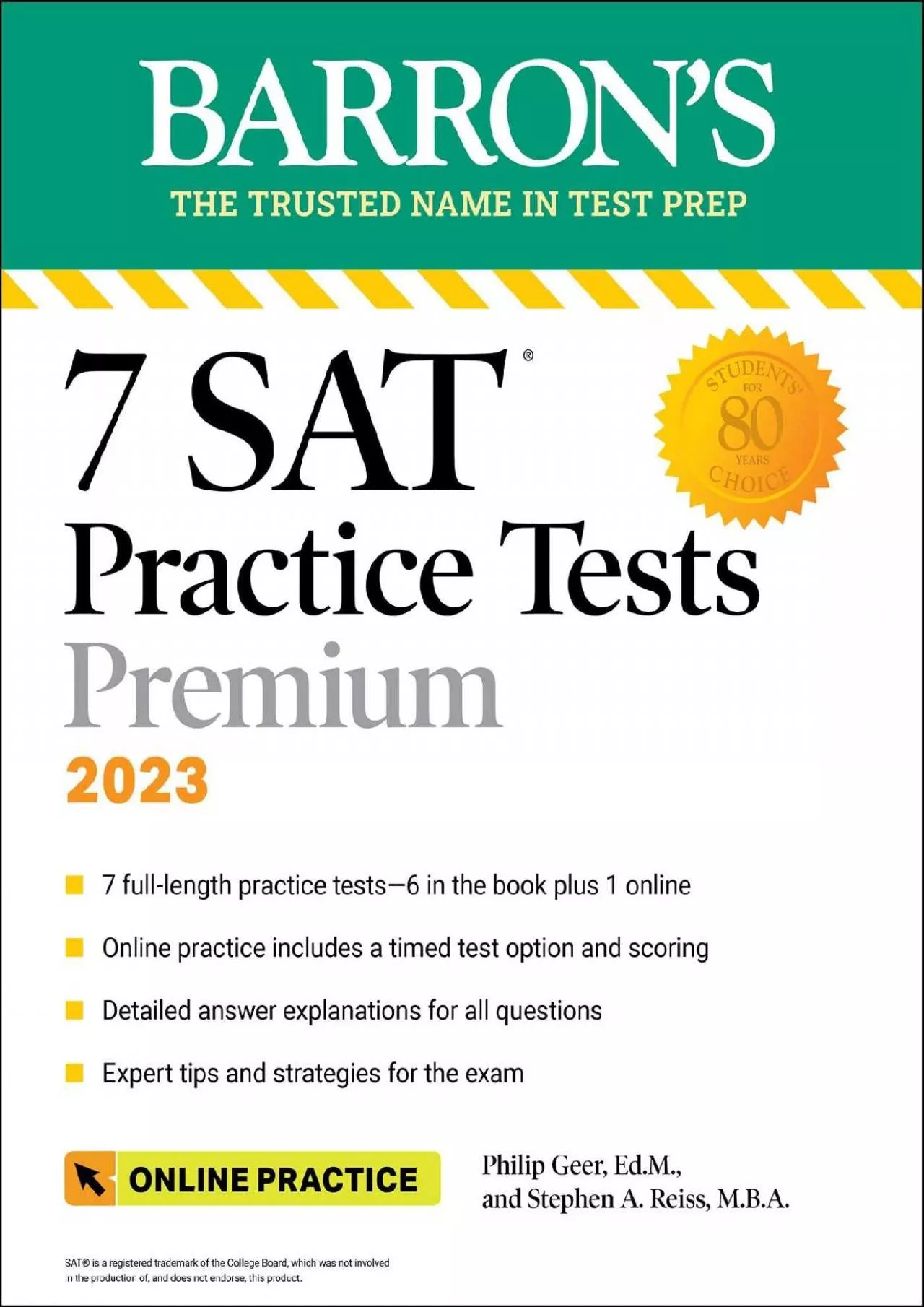 [EBOOK] 7 SAT Practice Tests 2023 + Online Practice Barron\'s Test Prep