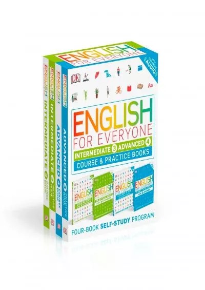 [EBOOK] English for Everyone: Intermediate to Advanced Box Set - Level 3  4 : ESL for Adults, an Interactive Course to Learning English