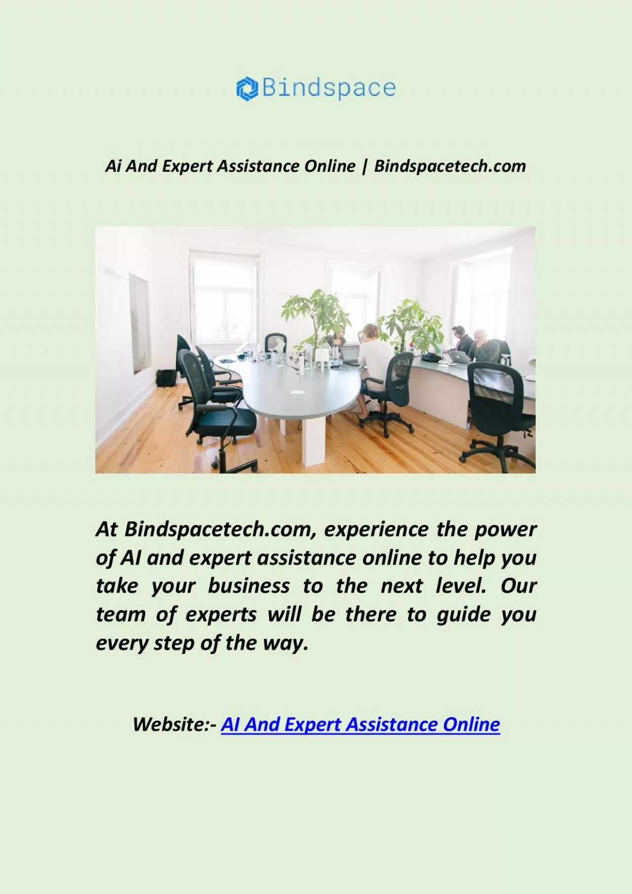 PDF-Ai And Expert Assistance Online | Bindspacetech.com