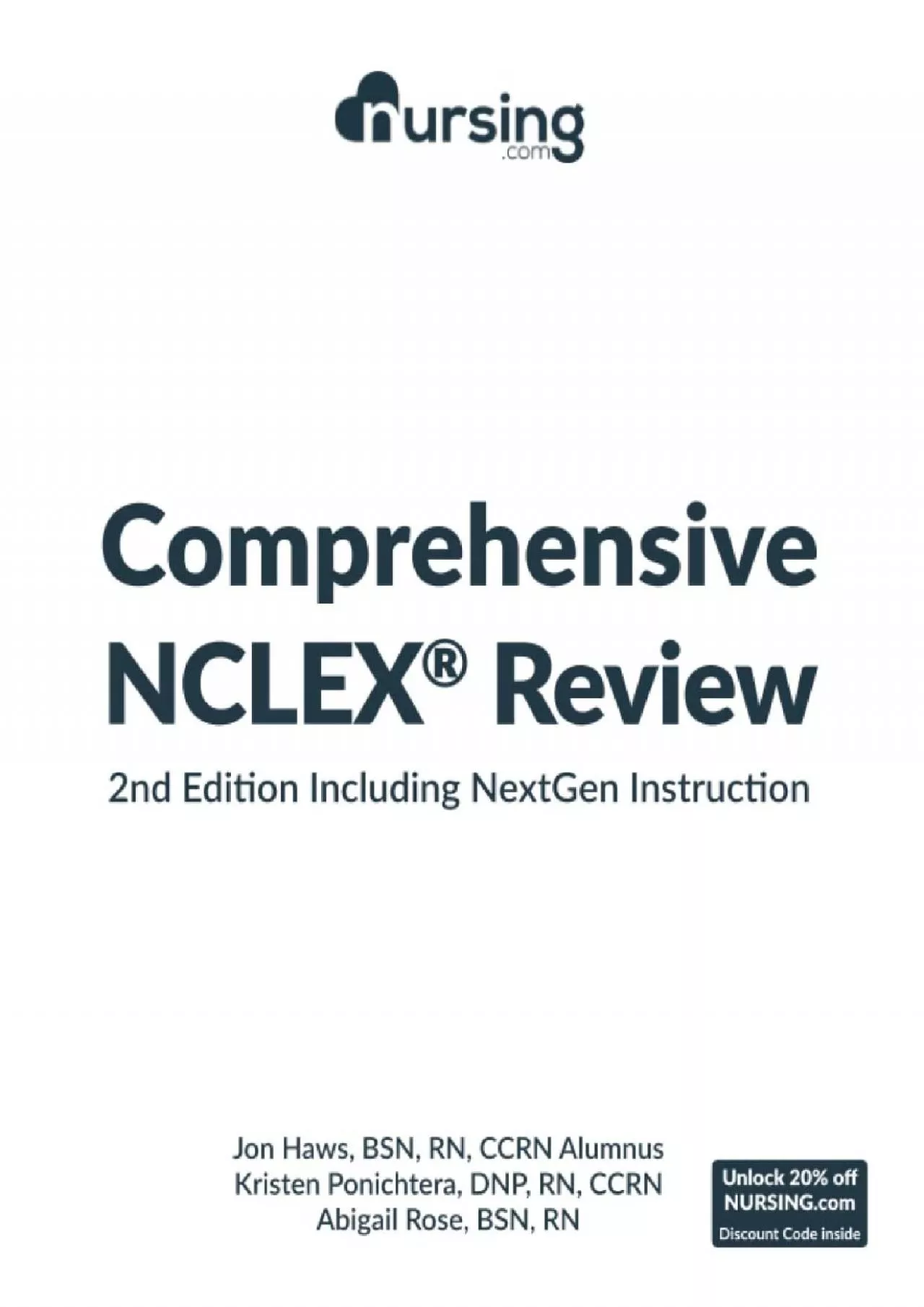 [EBOOK] NURSING.com Comprehensive NCLEX® Review Book: Includes NextGen Content and Complete