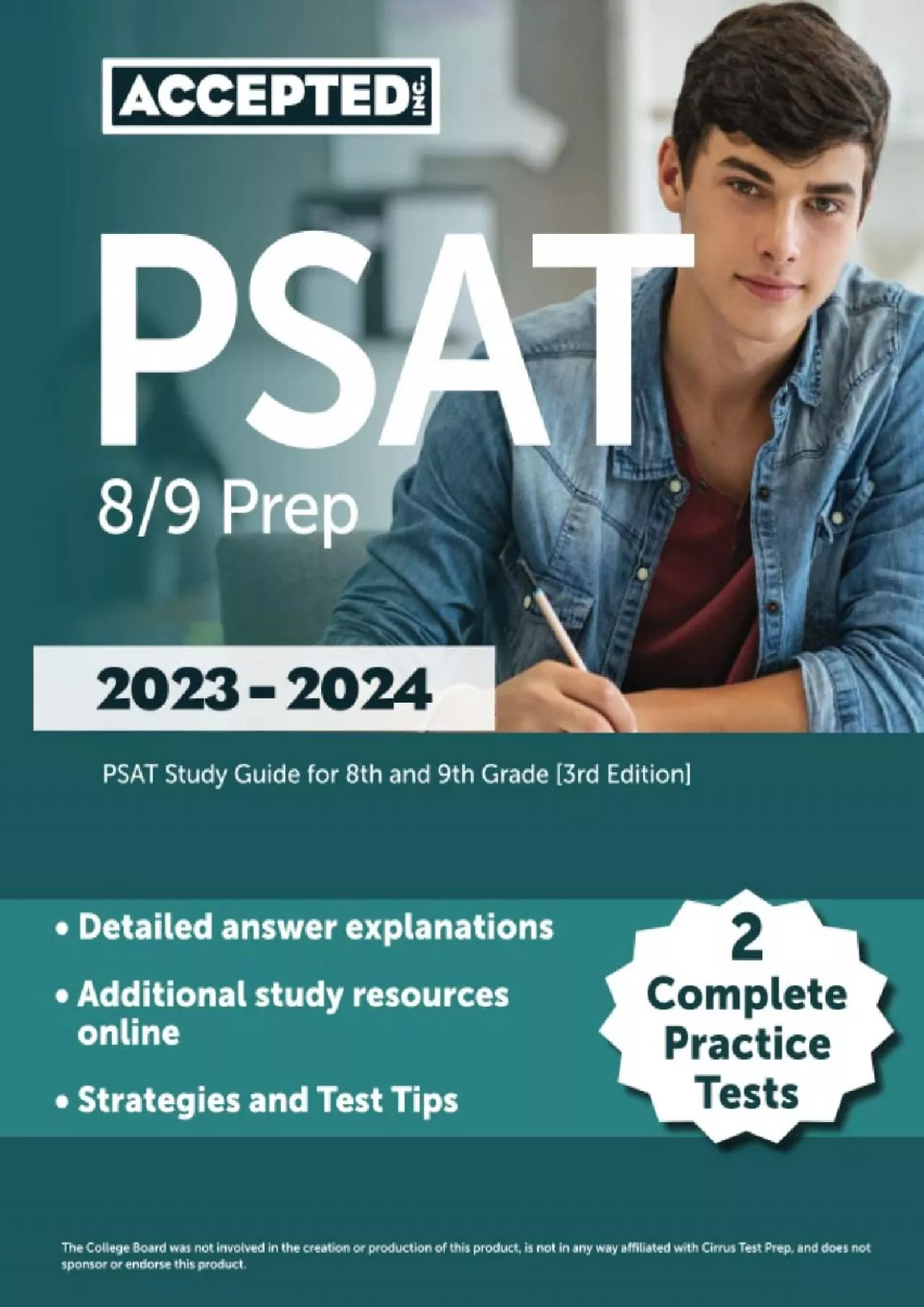 [EBOOK] PSAT 8/9 Prep 2023-2024: 2 Complete Practice Tests, PSAT Study Guide for 8th and