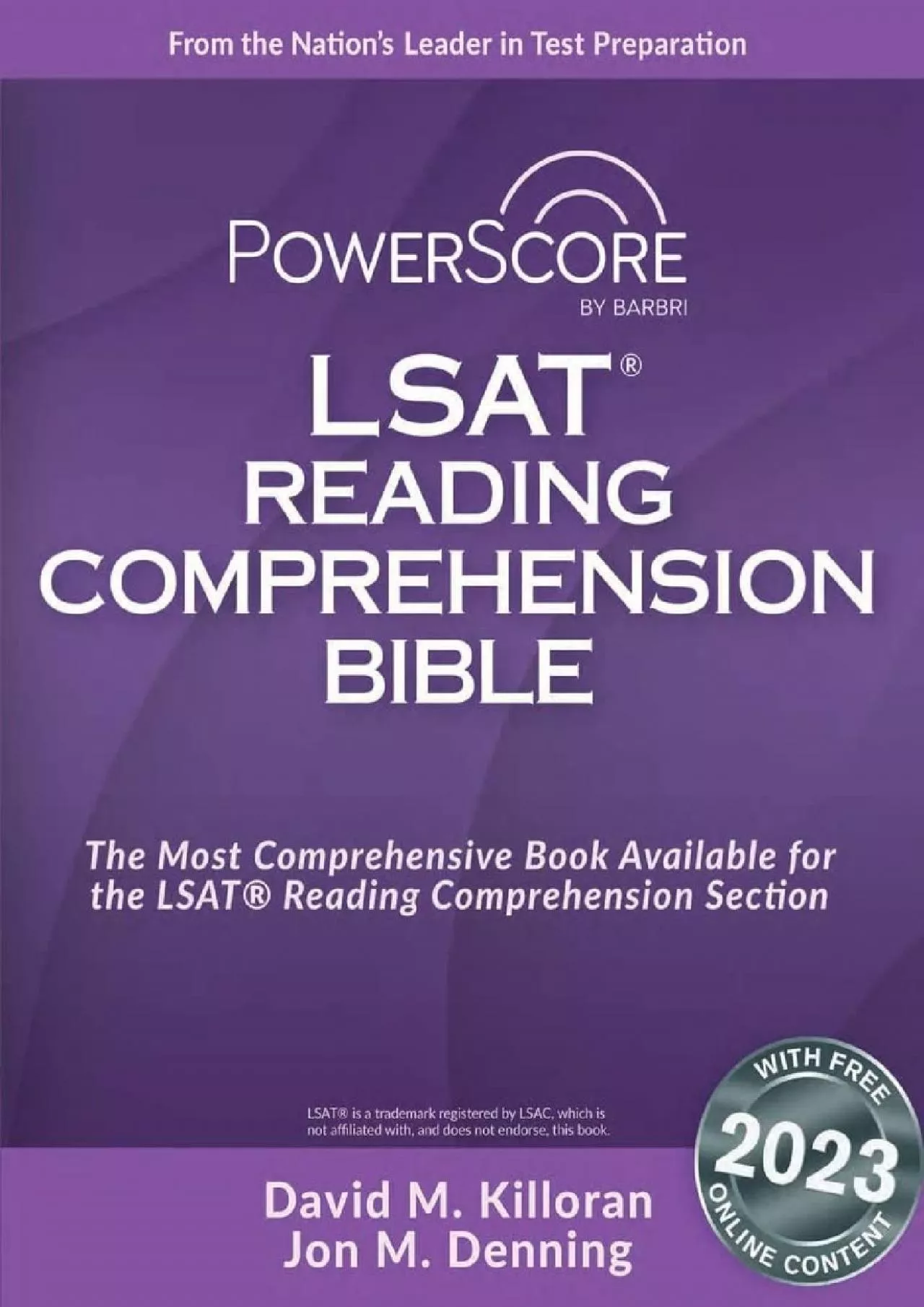 PDF-[DOWNLOAD] The PowerScore LSAT Reading Comprehension Bible LSAT Prep