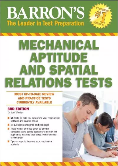 [DOWNLOAD] Mechanical Aptitude and Spatial Relations Test Barron\'s Test Prep