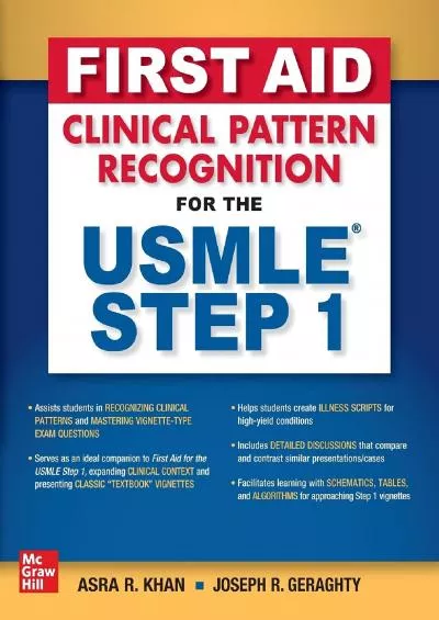 [READ] First Aid Clinical Pattern Recognition for the USMLE Step 1