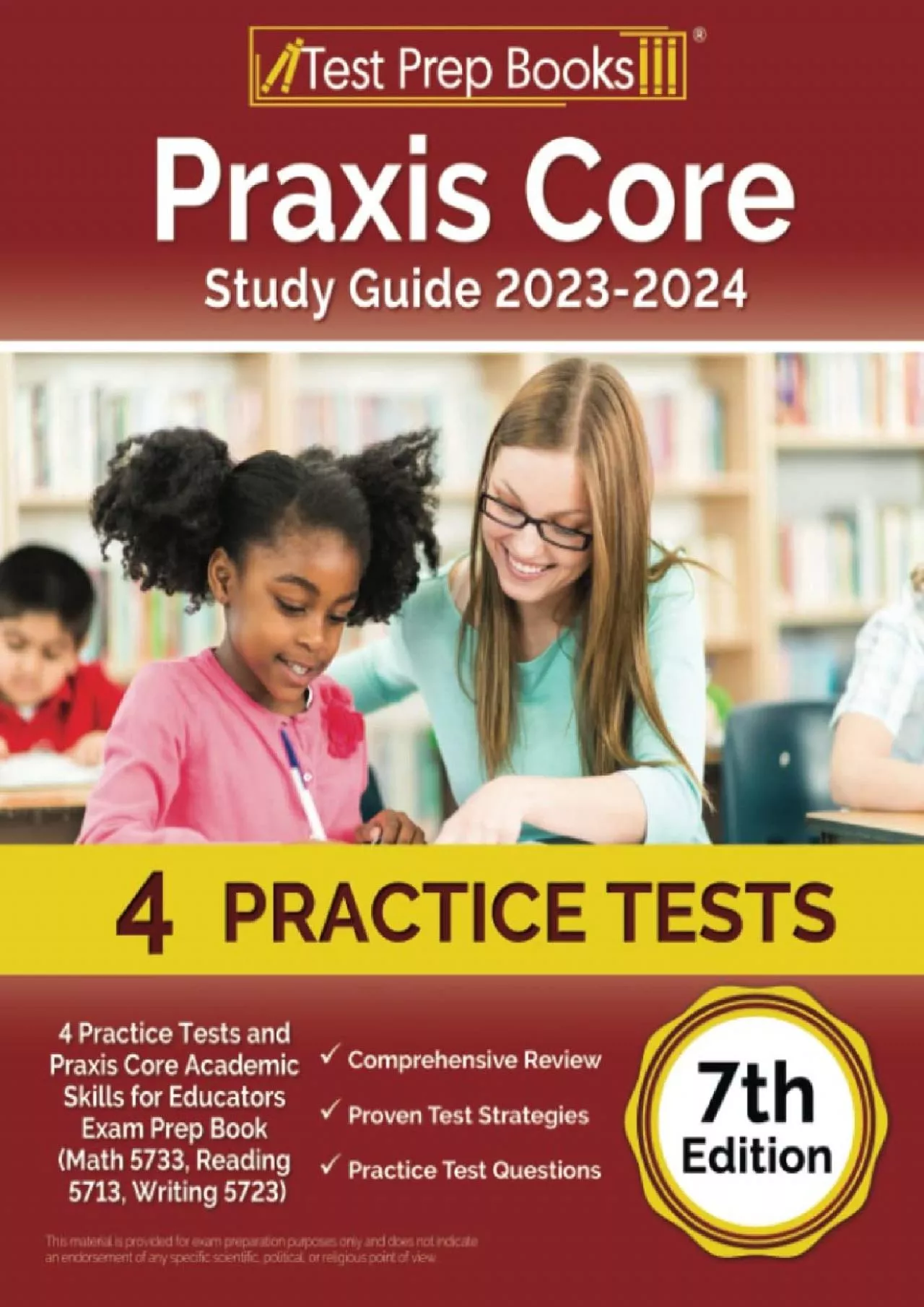 [EBOOK] Praxis Core Study Guide 2023-2024: 4 Practice Tests and Praxis Core Academic Skills
