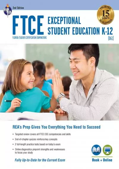 [DOWNLOAD] FTCE Exceptional Student Education K-12 061 Book + Online 2e FTCE Teacher Certification Test Prep