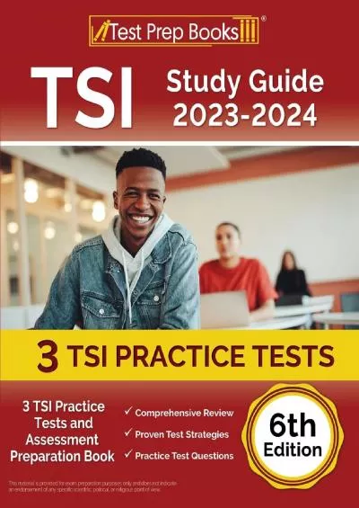 [EBOOK] TSI Study Guide 2023-2024: 3 TSI Practice Tests and Assessment Preparation Book [6th Edition]