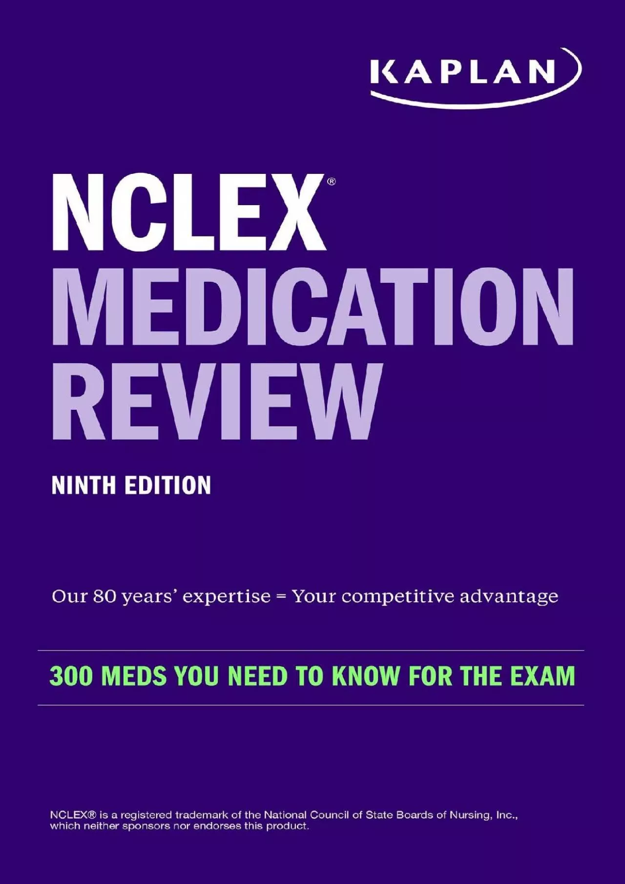 PDF-[READ] NCLEX Medication Review: 300+ Meds You Need to Know for the Exam Kaplan Test Prep