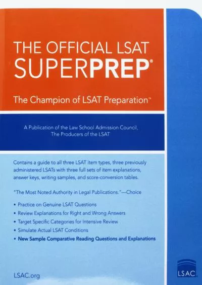 [EBOOK] The Official LSAT SuperPrep: The Champion of LSAT Prep