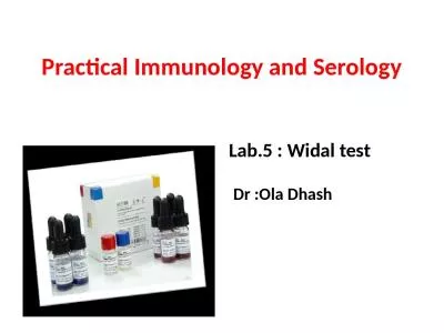 Practical Immunology  and Serology