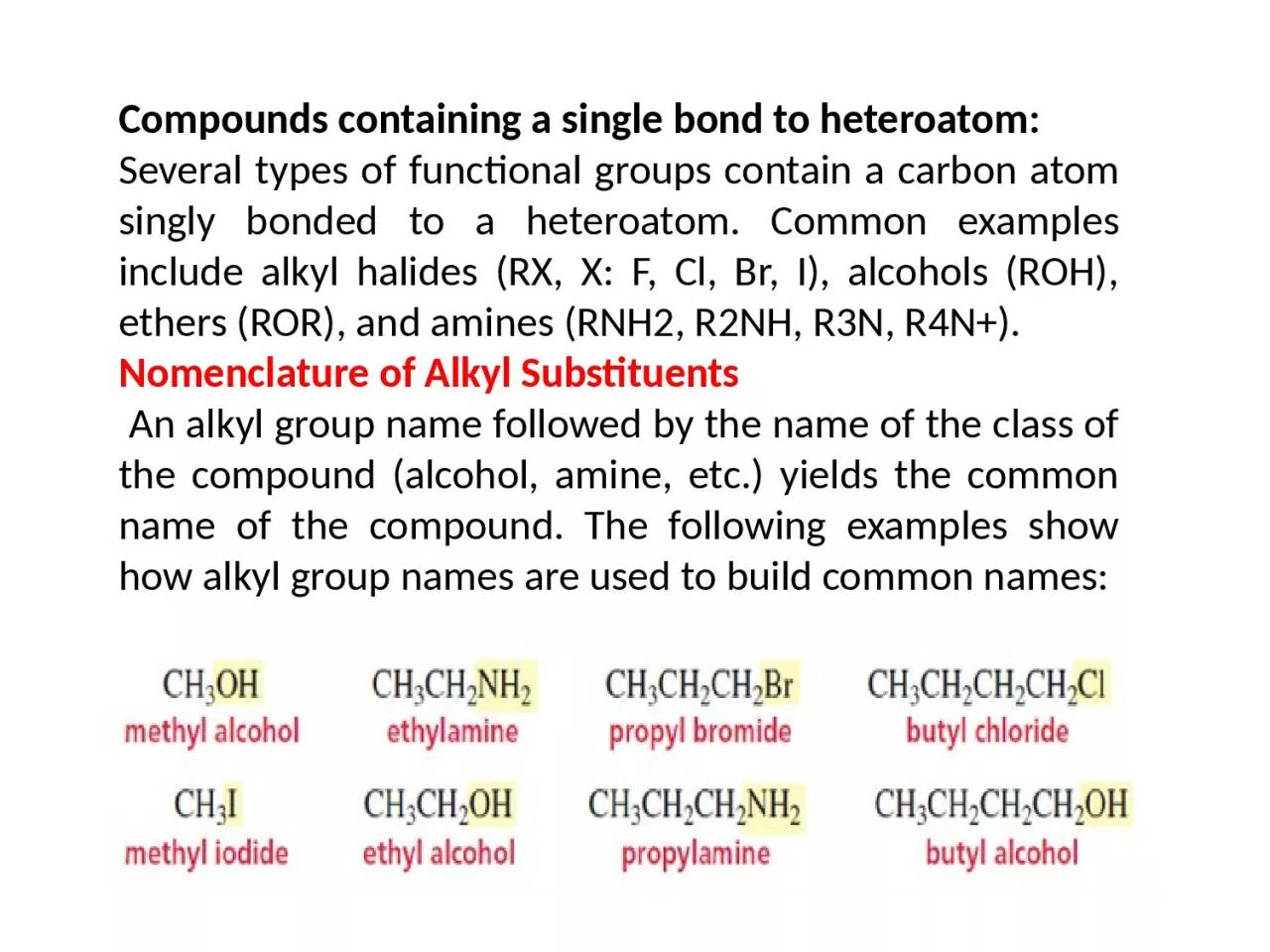 Compounds containing a single bond to heteroatom: