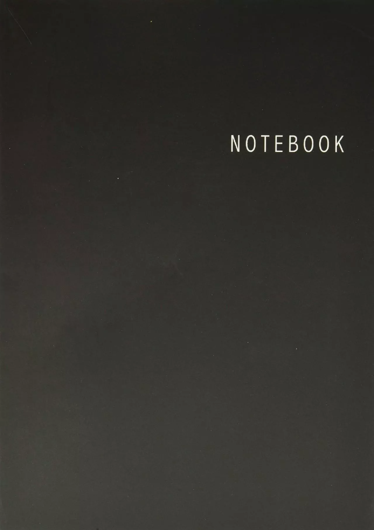 [DOWNLOAD] Notebook: Unlined Notebook - Large 8.5 x 11 inches - 100 Pages - Black Cover