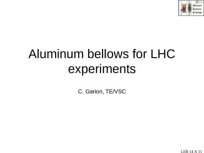 C. Garion Aluminum bellows for