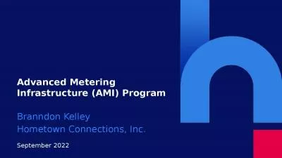 Advanced Metering Infrastructure (AMI) Program