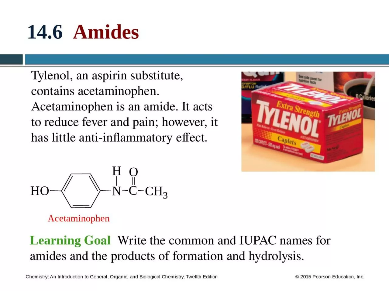 14.6   Amides Learning  Goal