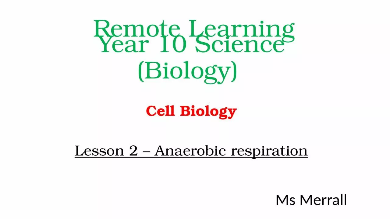 Year  10   Science (Biology)