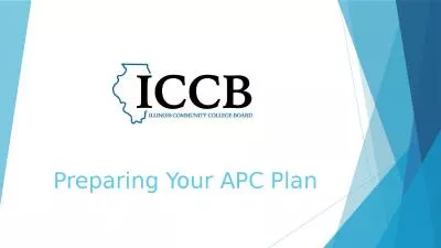 Preparing Your APC Plan Agenda