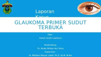 Glaukoma Primer Sudut terbuka