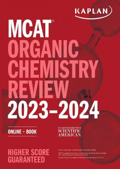 [EBOOK] MCAT Organic Chemistry Review 2023-2024: Online + Book Kaplan Test Prep