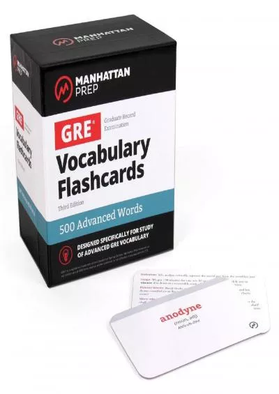 [DOWNLOAD] 500 Advanced Words: GRE Vocabulary Flashcards Manhattan Prep GRE Strategy Guides