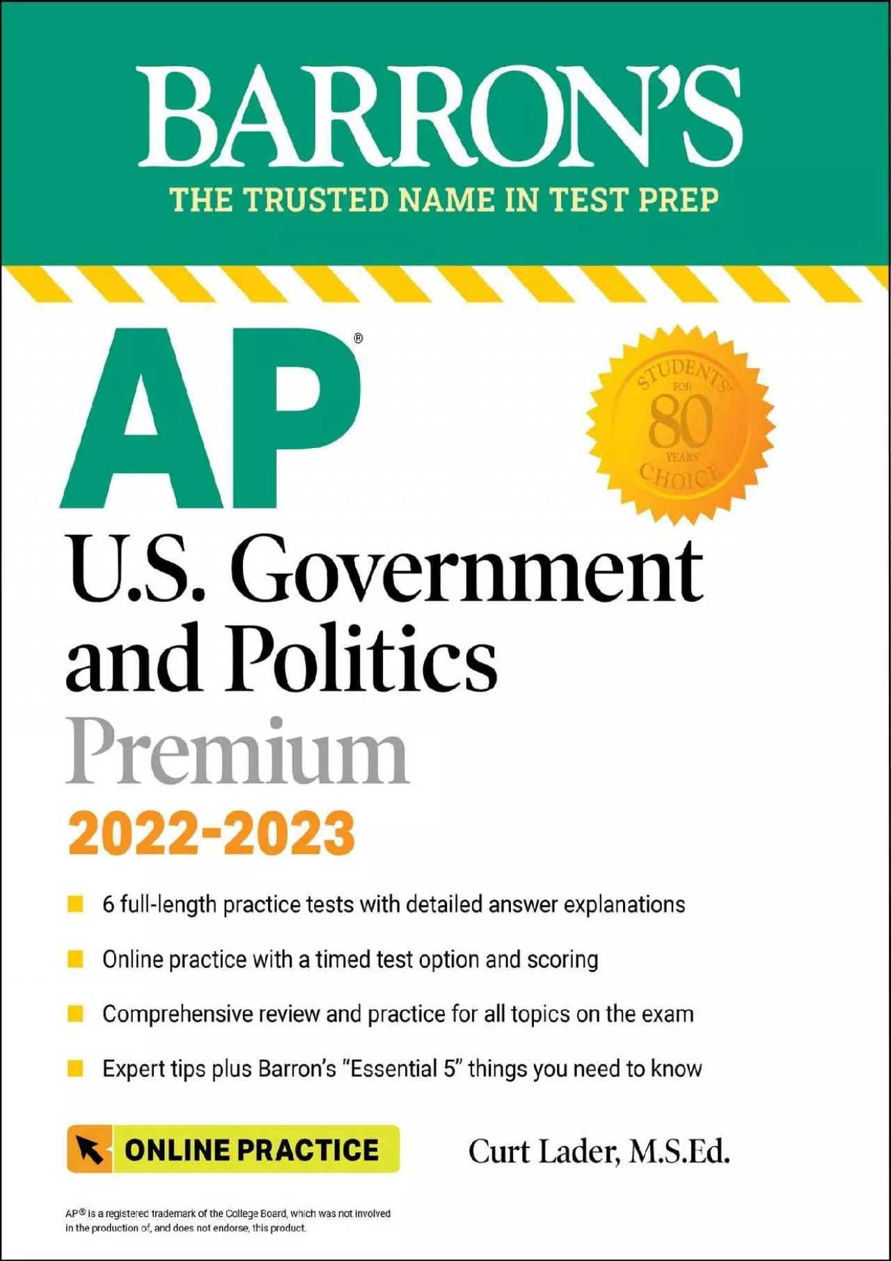 [EBOOK] AP U.S. Government and Politics Premium, 2022-2023: Comprehensive Review with