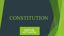 CONSTITUTION Dr  Aathira