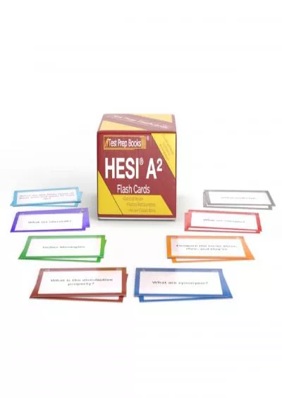 [EBOOK] HESI A2 Study Cards: HESI A2 Review Prep 2023-2024 for the HESI Admission Assessment Exam [2nd Edition]
