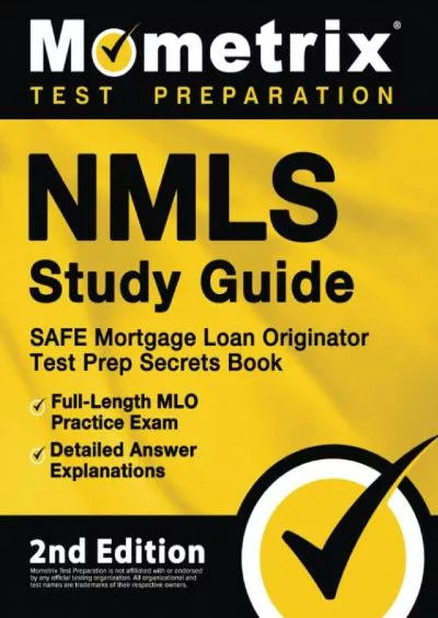 [READ] NMLS Study Guide: SAFE Mortgage Loan Originator Test Prep Secrets Book, Full-Length