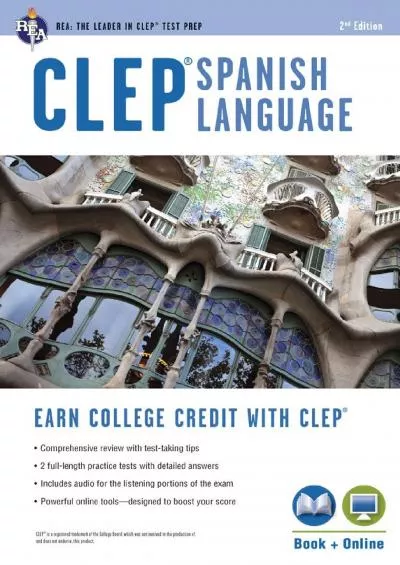 [EBOOK] CLEP® Spanish Language Book + Online CLEP Test Preparation English and Spanish