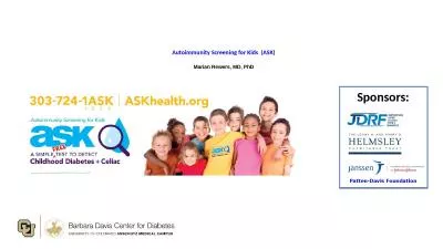 Autoimmunity Screening for Kids  (ASK)